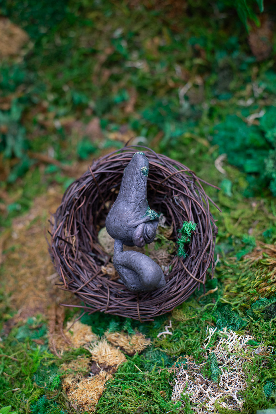 Mossy Headstone Baby Mish #42