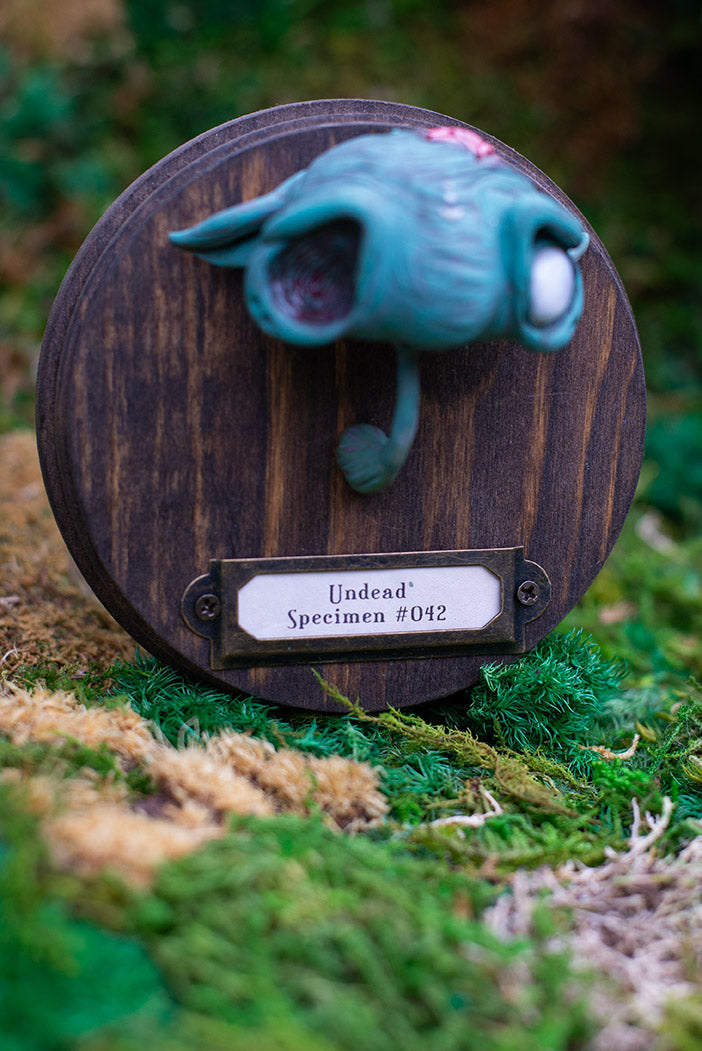 Blue Zombie Wall Mount #042