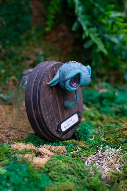 Blue Zombie Wall Mount #042