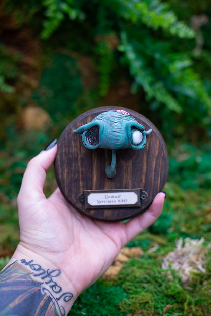 Blue Zombie Wall Mount #042