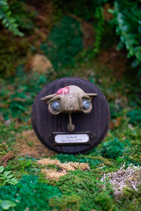 Yellow Zombie Wall Mount #044