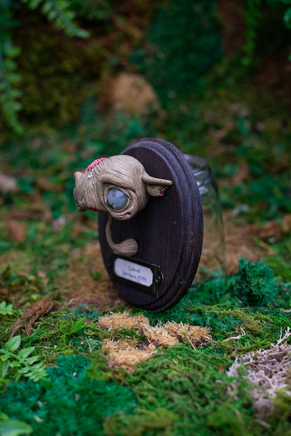 Yellow Zombie Wall Mount #044