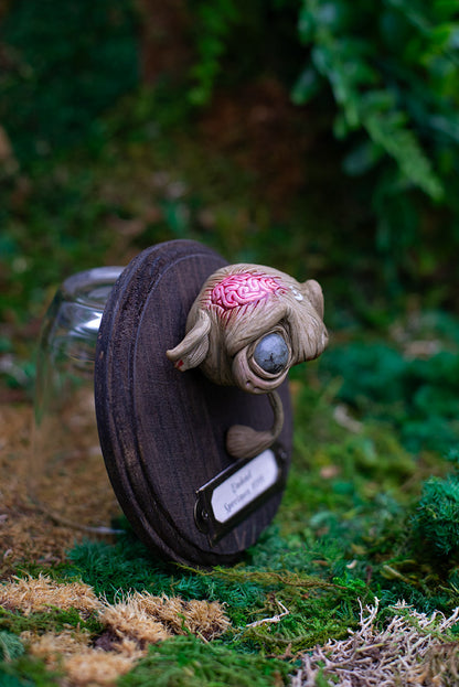 Yellow Zombie Wall Mount #044