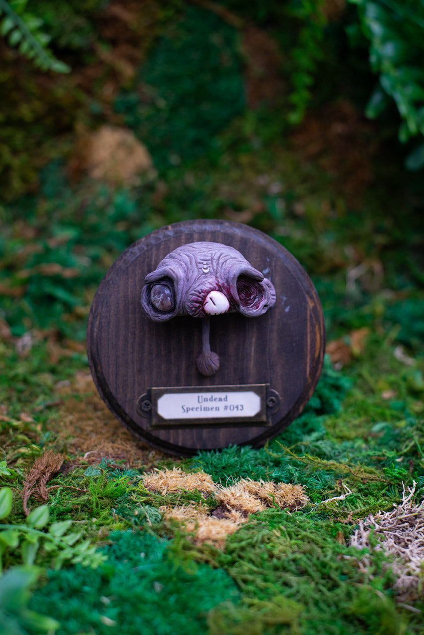 Purple Zombie Wall Mount #043