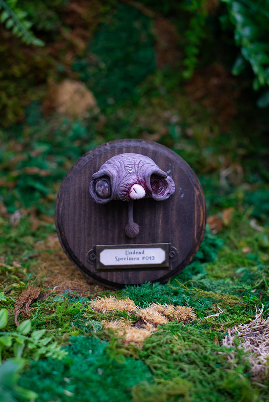 Purple Zombie Wall Mount #043