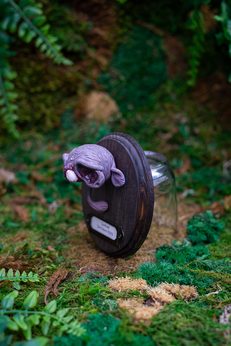 Purple Zombie Wall Mount #043