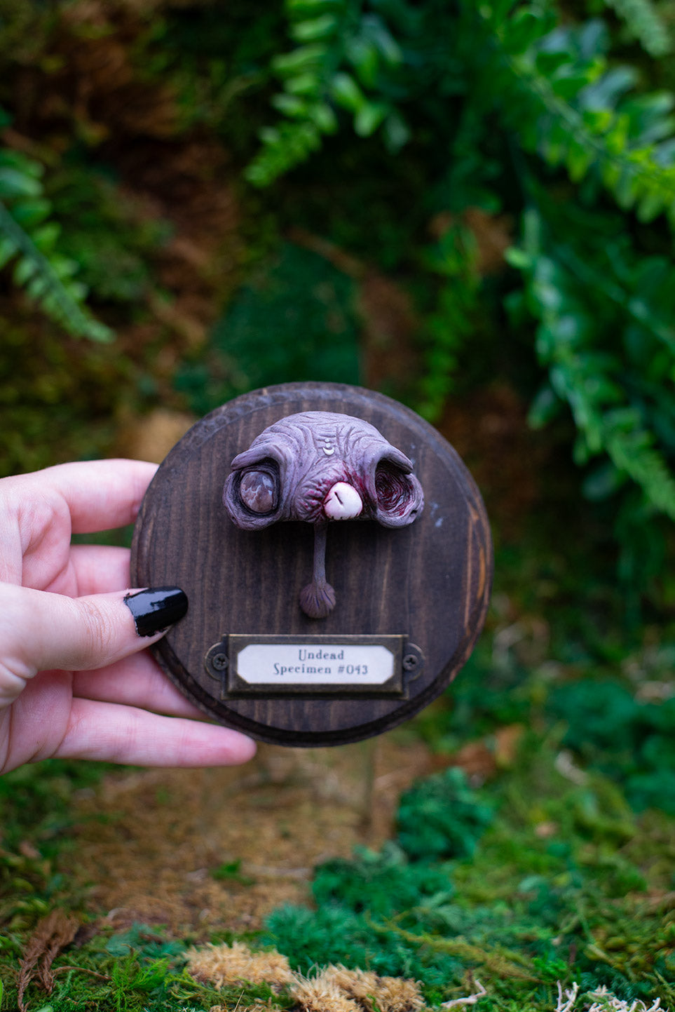 Purple Zombie Wall Mount #043