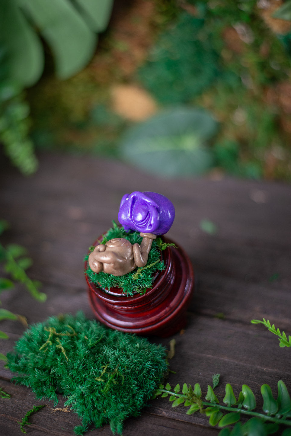 Purple Crystal Ball Baby Mish #48