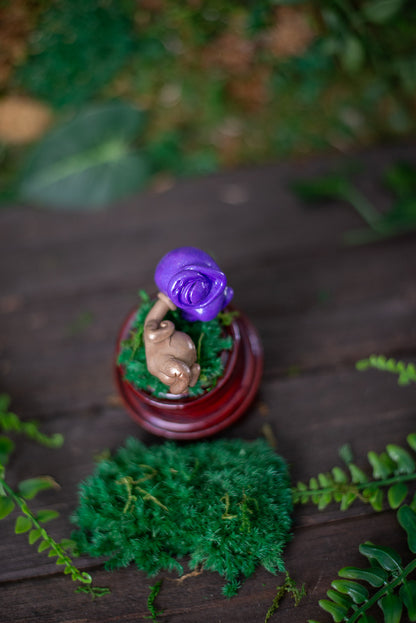 Purple Crystal Ball Baby Mish #48