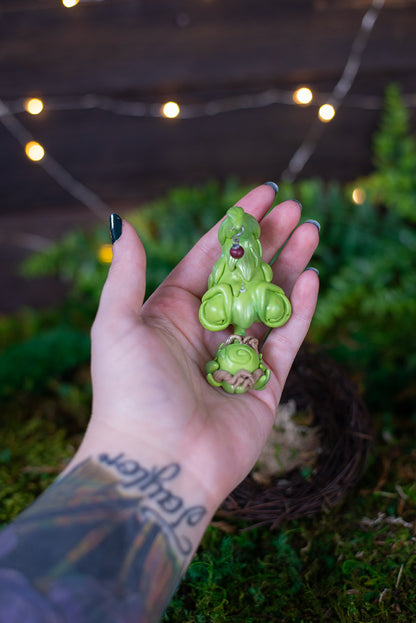 Green Tree Ent w/ Ornament Baby Mish #44