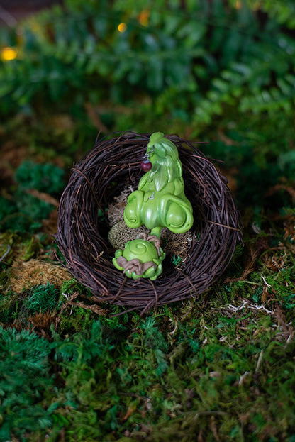 Green Tree Ent w/ Ornament Baby Mish #44