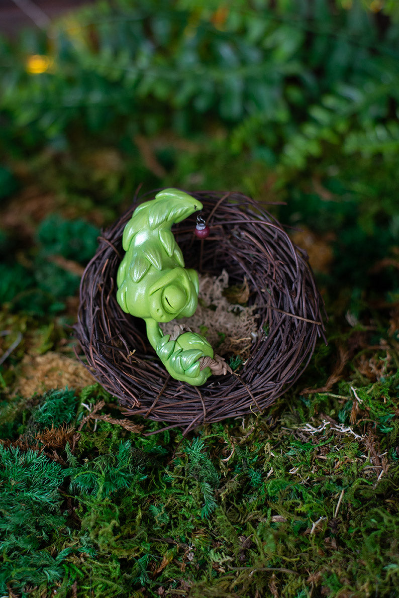 Green Tree Ent w/ Ornament Baby Mish #44