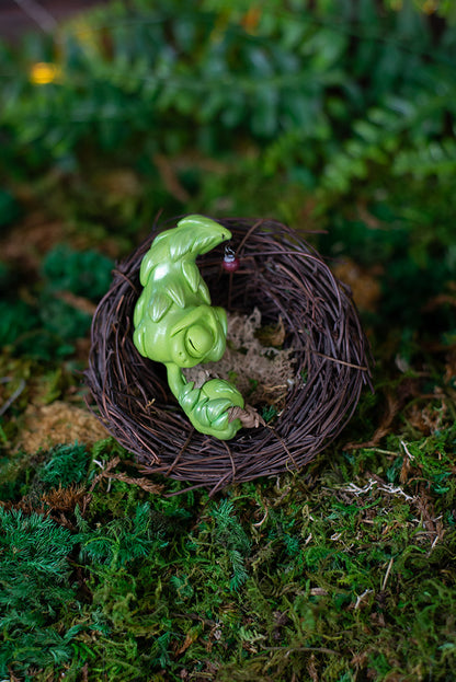 Green Tree Ent w/ Ornament Baby Mish #44