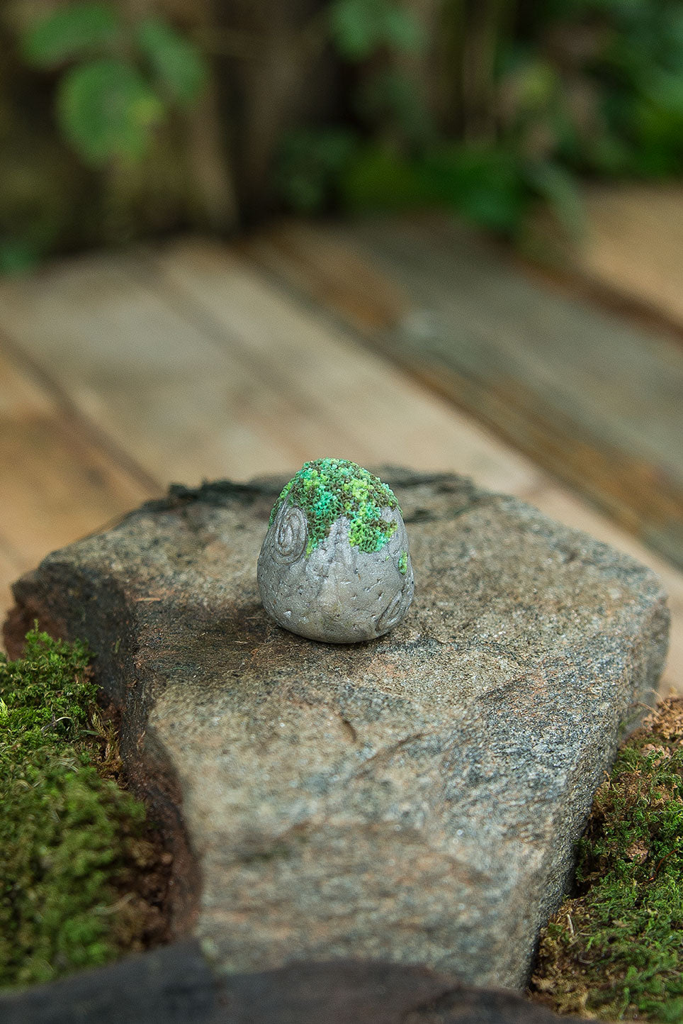 Green Moss Runeling (Old Face)