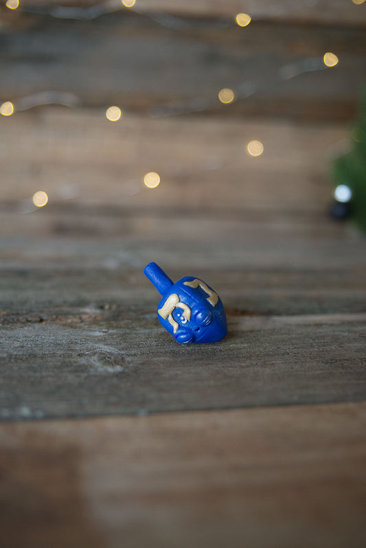 Dark Blue Dreidel Spore #52