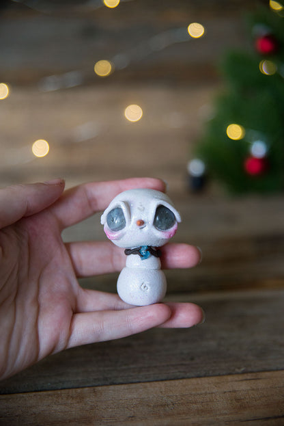 Snowmish w/ Labradorite Eyes & Aquamarine #99