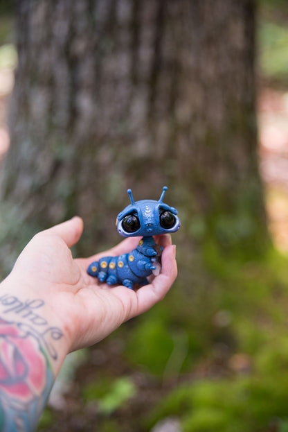Blue Caterpillar Mish #130