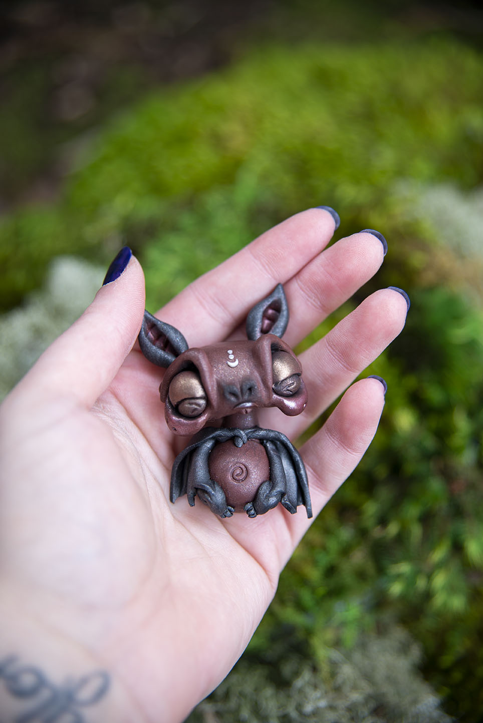 Brown & Black Bat Mishling #009