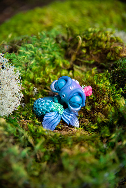 Purple & Green Mermishling #005