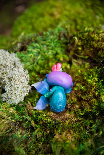 Purple & Green Mermishling #005
