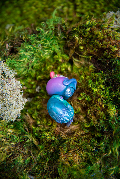 Purple & Green Mermishling #005