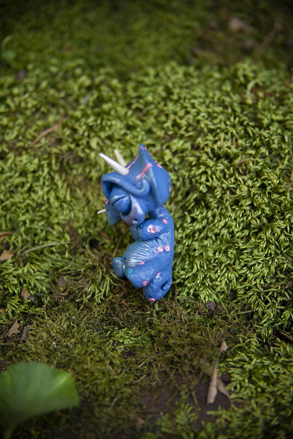 Blue Triceratops Mishling #039