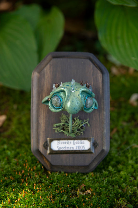 Green Fluorite Goblin Mount #005/2021