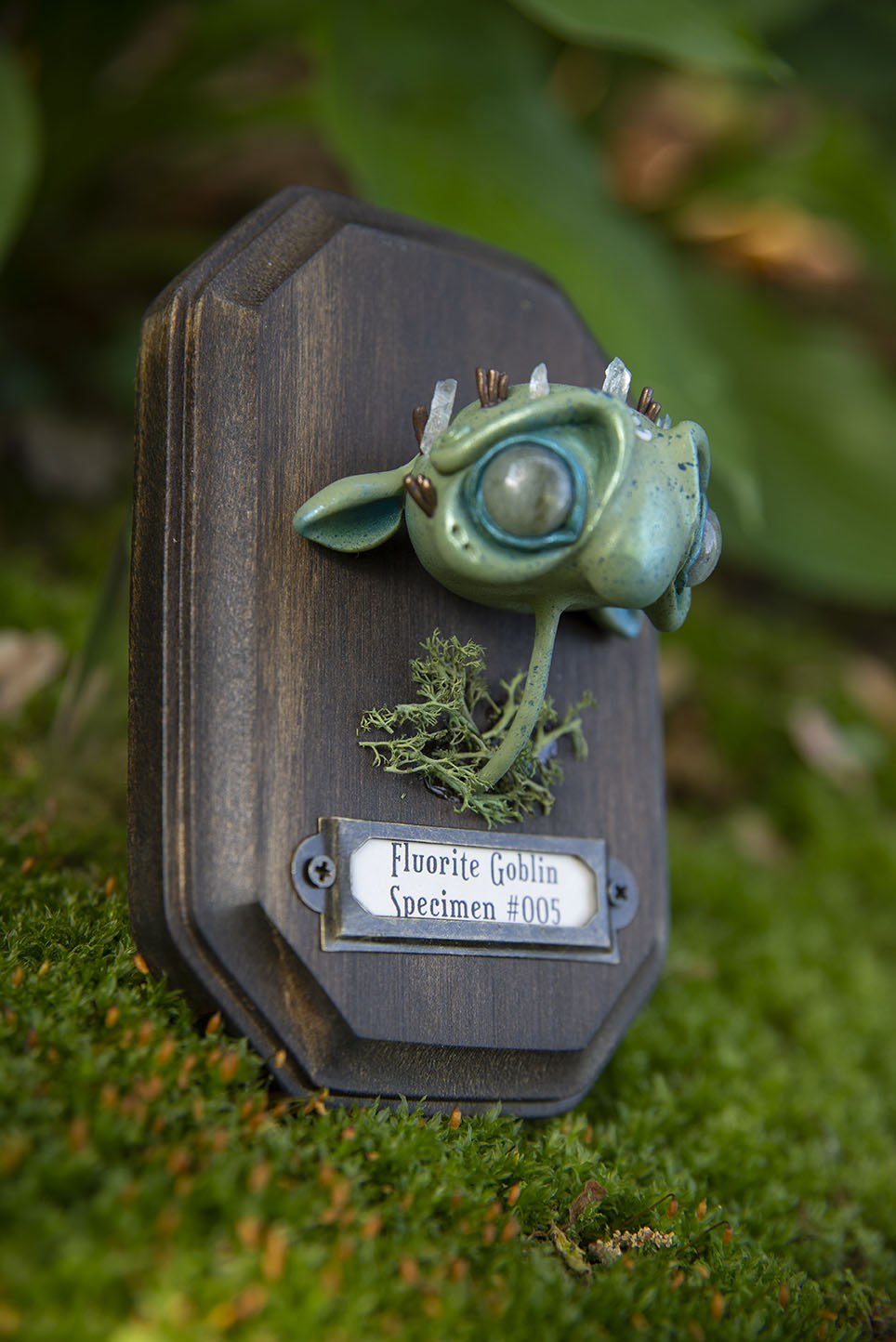 Green Fluorite Goblin Mount #005/2021