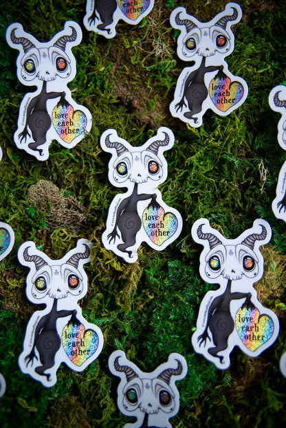 Pride Love Demon Sticker