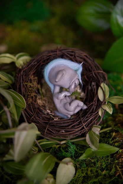 Gray & Blue Unicorn Mishling #021/2022