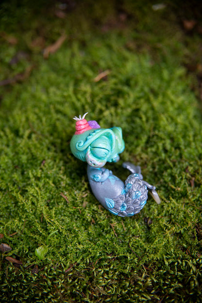 Gray & Aqua Mer-Mishling #034