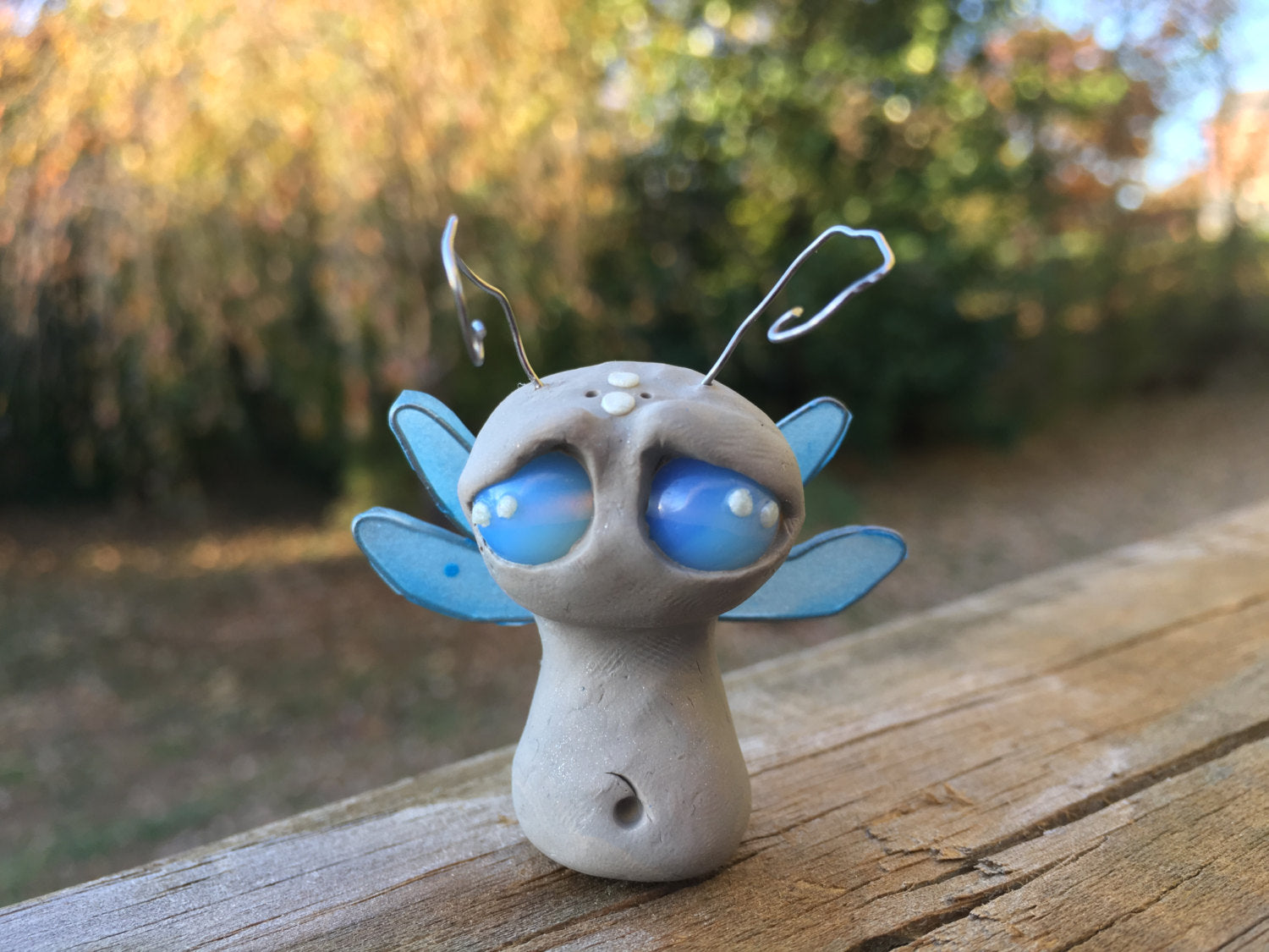 SALE!!! Female Sprocket -OOAK collectible handmade polymer clay art toy gift